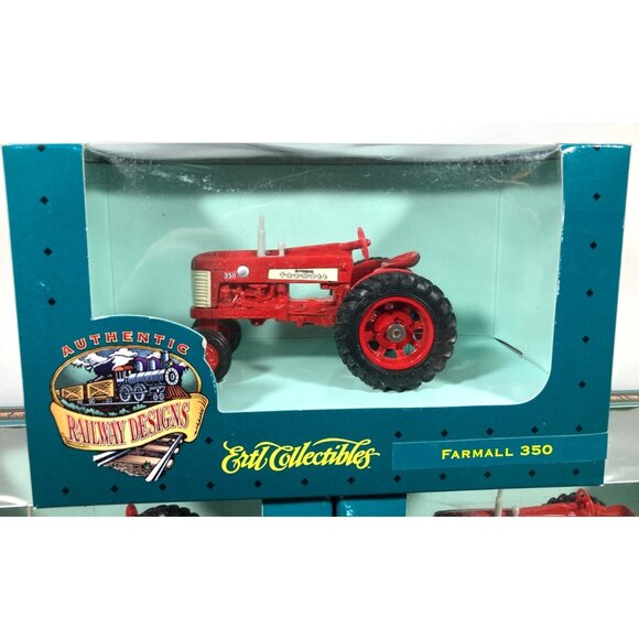 Ertl IH Farmall McCormick 350 Tractor Diecast 1/43 Lot of 3 NIB Railway Designs - Picture 4 of 9
